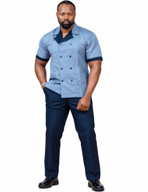 Chef in Navy and Gray