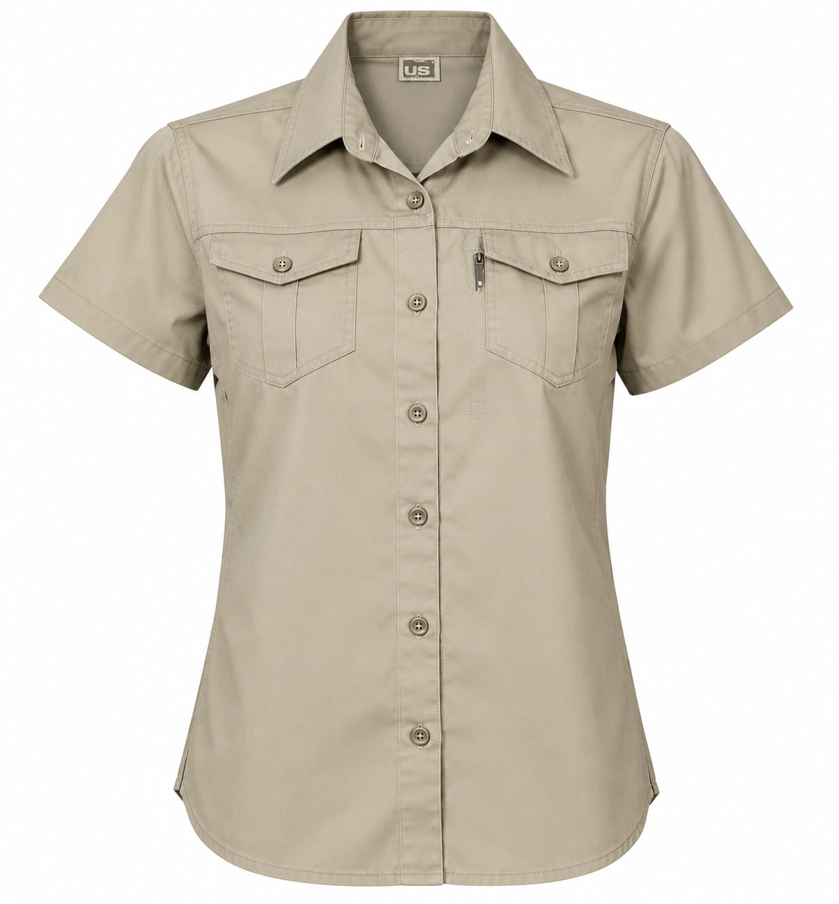 Chemise à manches courtes Kingfisher pour femmes